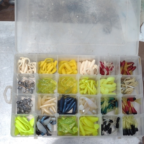 Multi-Color Fishing Tackle Storage Box - Picture 1 of 4